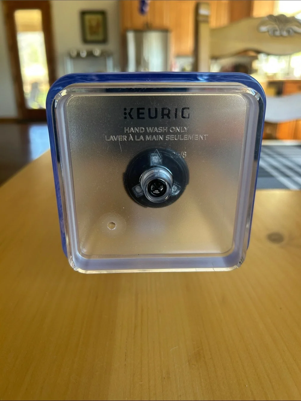 Keurig Clear Reservoir with Blue Trim